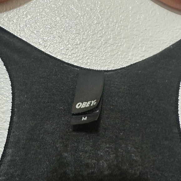 Obey Black and Red Dog Graphic Tank Top - Picture 3 of 3